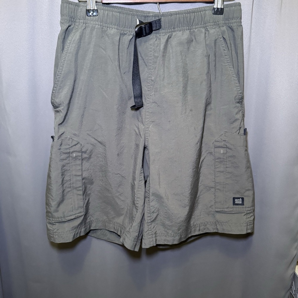 Vintage NIKE ACG Hiking Cargo Shorts Men's Sz Small Green Belted Outdoor Y2K